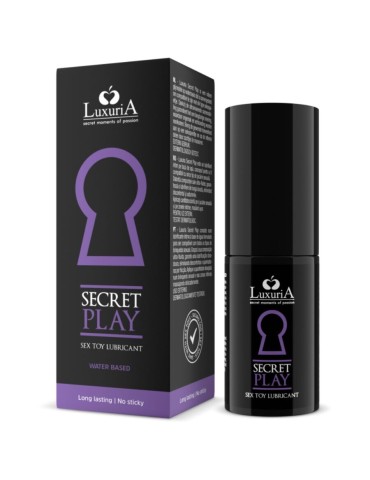 lubrifiant luxuria pour jouets secret play 30 ml