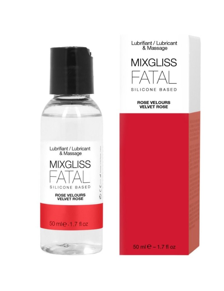 mixgliss fatal silicone lubrifiant roses 50 ml