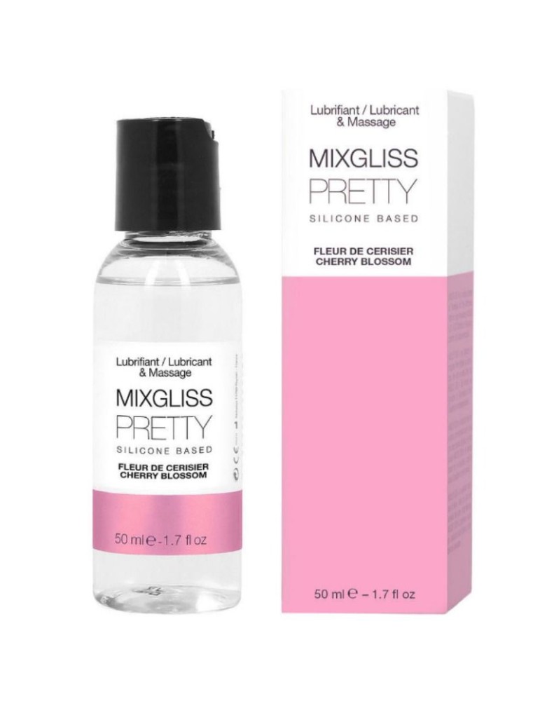lubrifiant silicone mixgliss pretty cherry blossom 50 ml