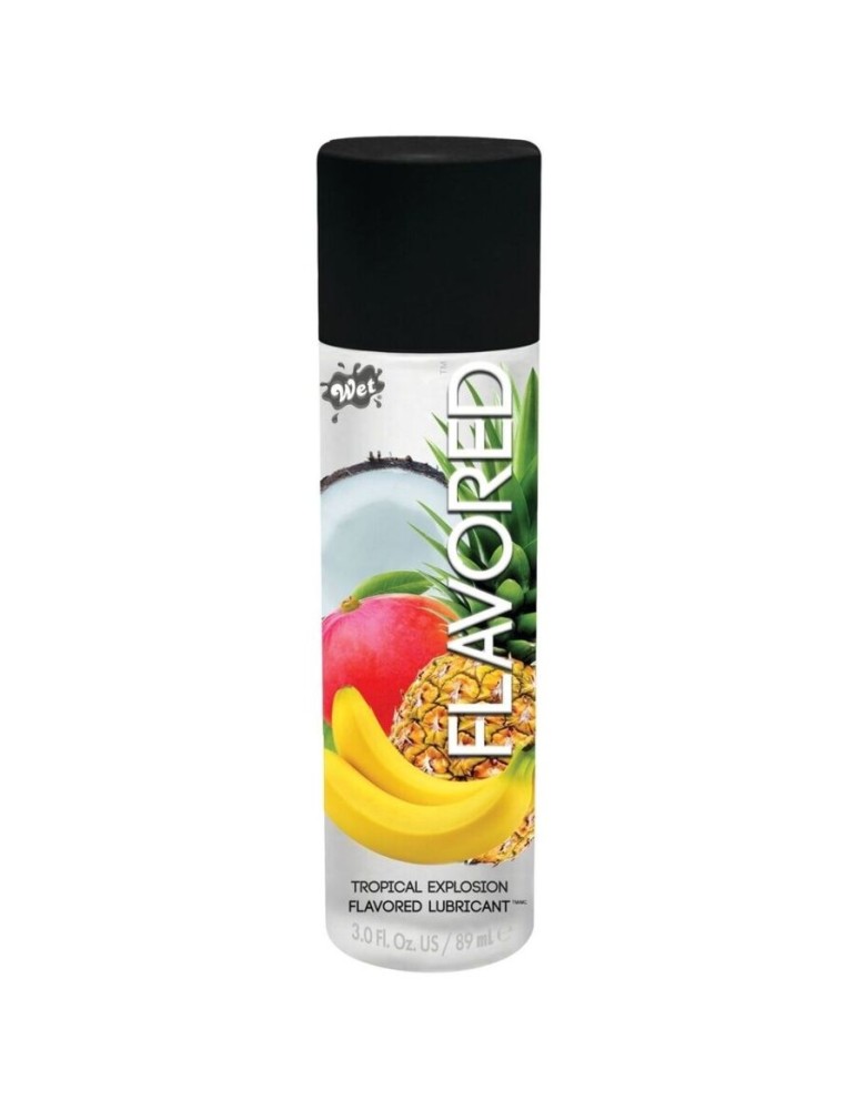 lubrifiant à saveur humide explosion tropicale 89 ml