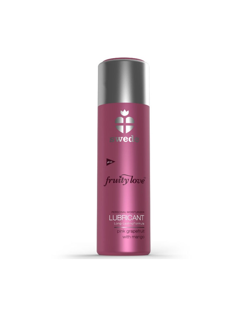 lubrifiant au pamplemousse rose avec poignée de suède fruity love 100 ml_2