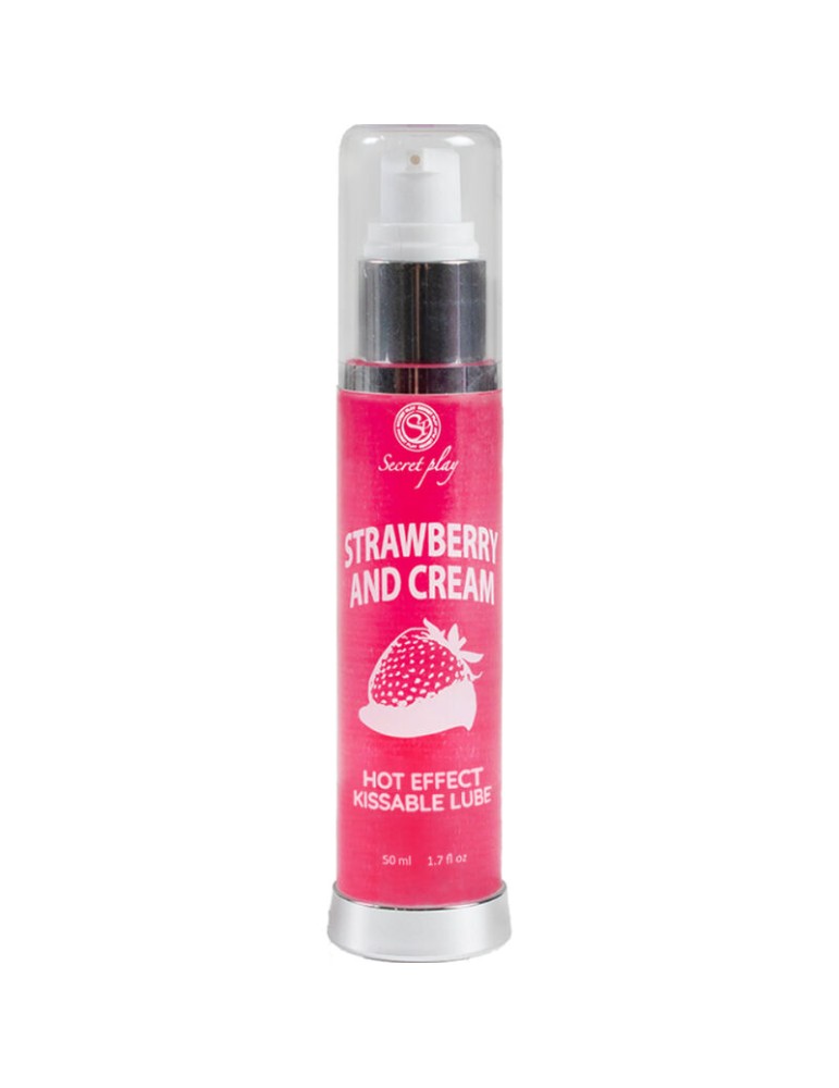 secretplay lubrifiant 2-1 fraise & crème effet chaleur 50ml_2
