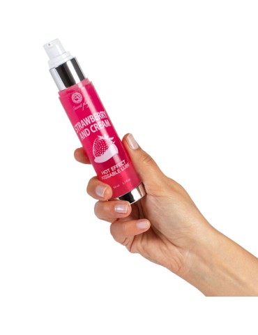 secretplay lubrifiant 2-1 fraise & crème effet chaleur 50ml_3