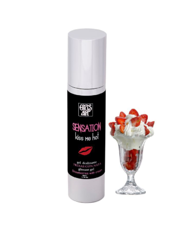 Eros sensattion lubrifiant naturel fraises à la crème 50ml