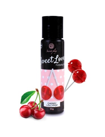 secretplay gel sucette cerise sweet love 60 ml