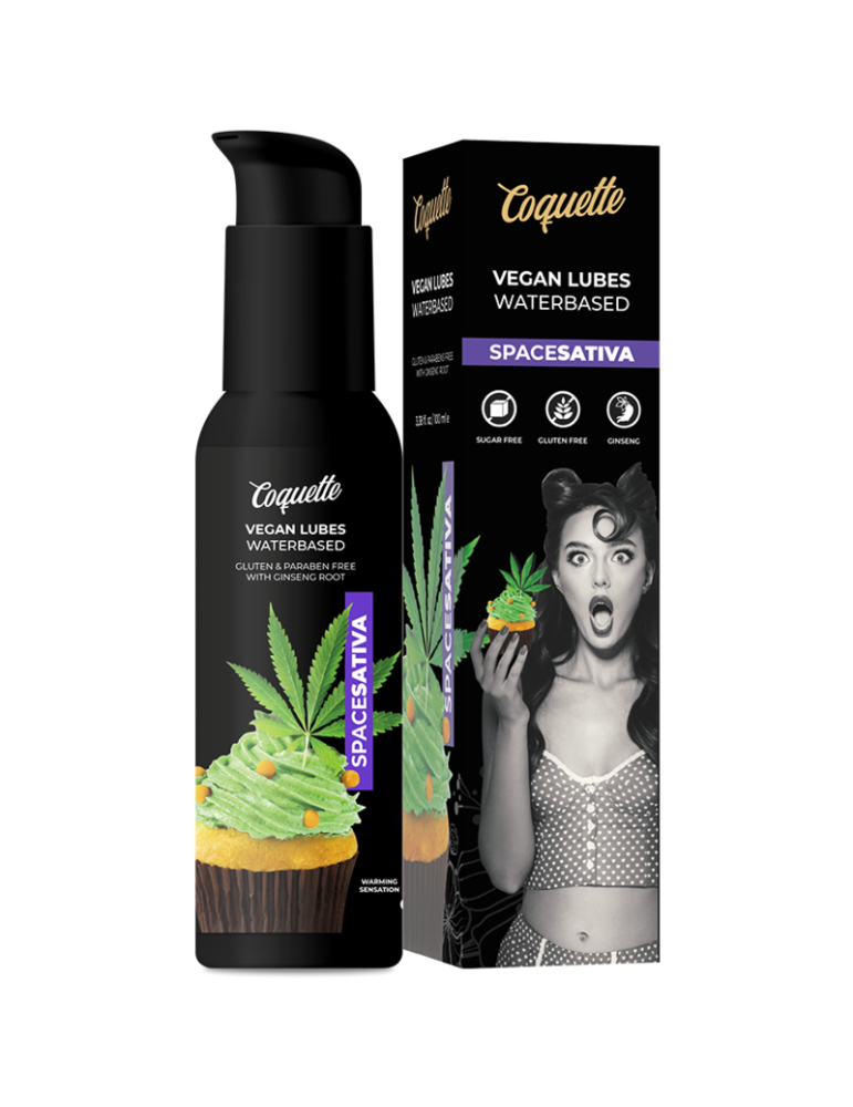 coquette premium experience heat lubrifiant space sativa 100ml