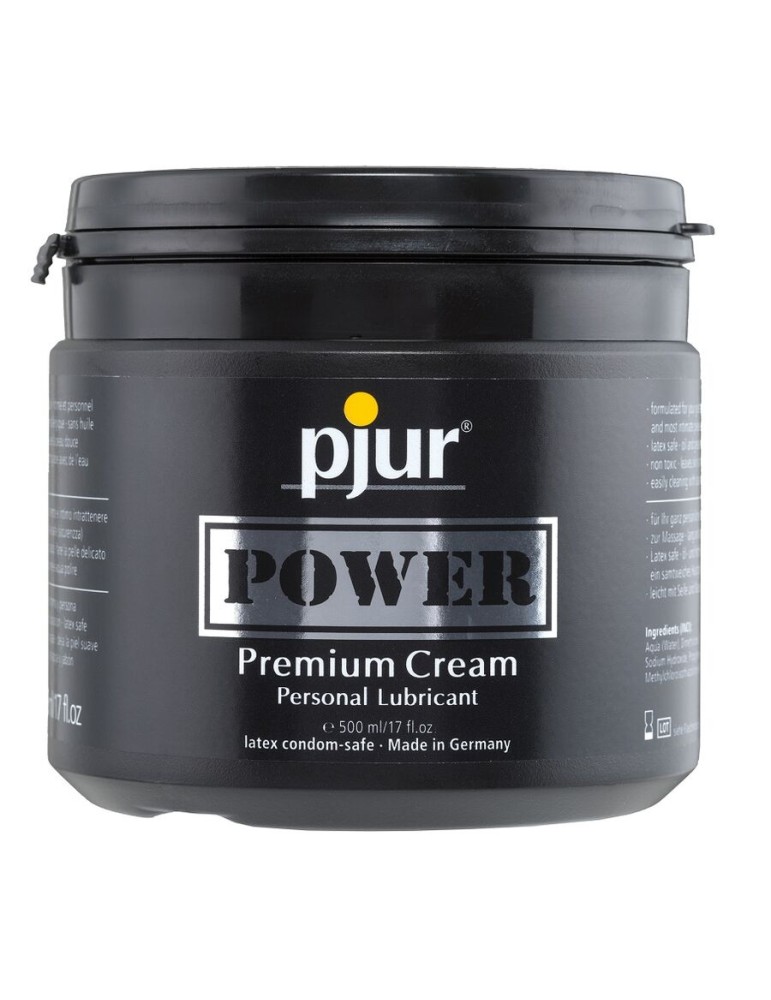 pjur power premium cream lubrifiant personnel 500 ml
