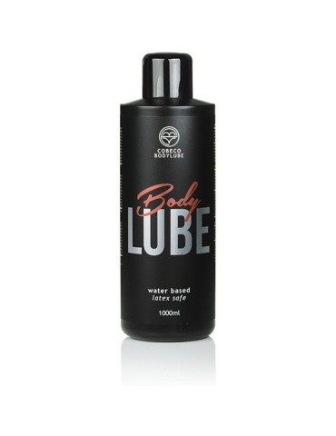 Bodylube body lube lubrifiant à base d'eau sans danger pour le latex 1000 ml.