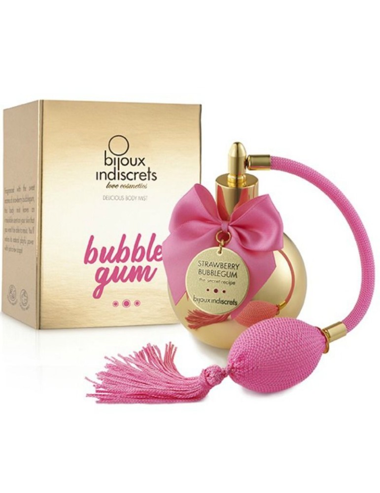 bijoux bubble gum brume pour le corps gomme à la fraise 100 ml