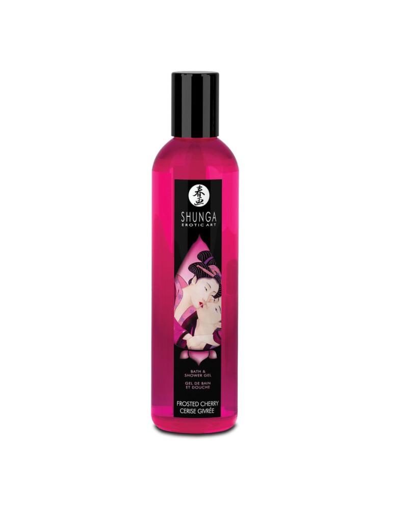 gel douche et bain cerise shunga