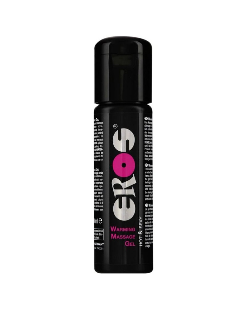 gel de massage effet chaleur eros 100 ml