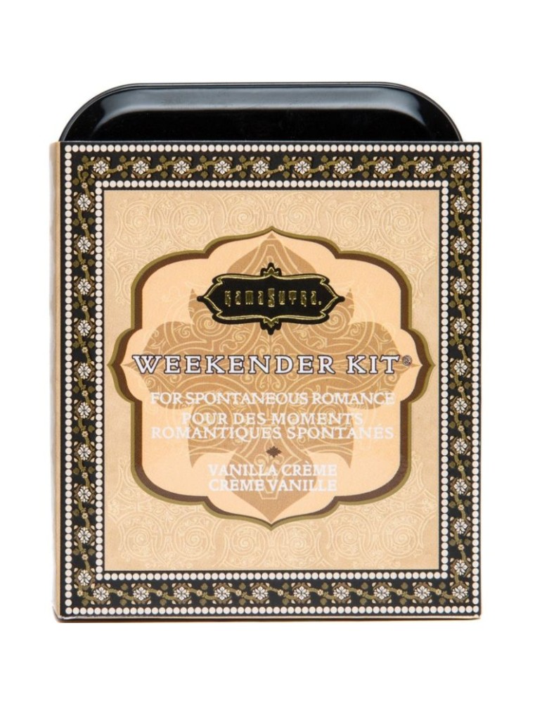 kamasutra weekender kit boîte vanille crème vanille