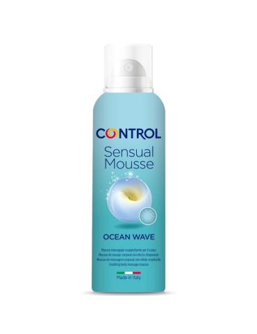 control crème de massage mousse onde sensuelle 125 ml