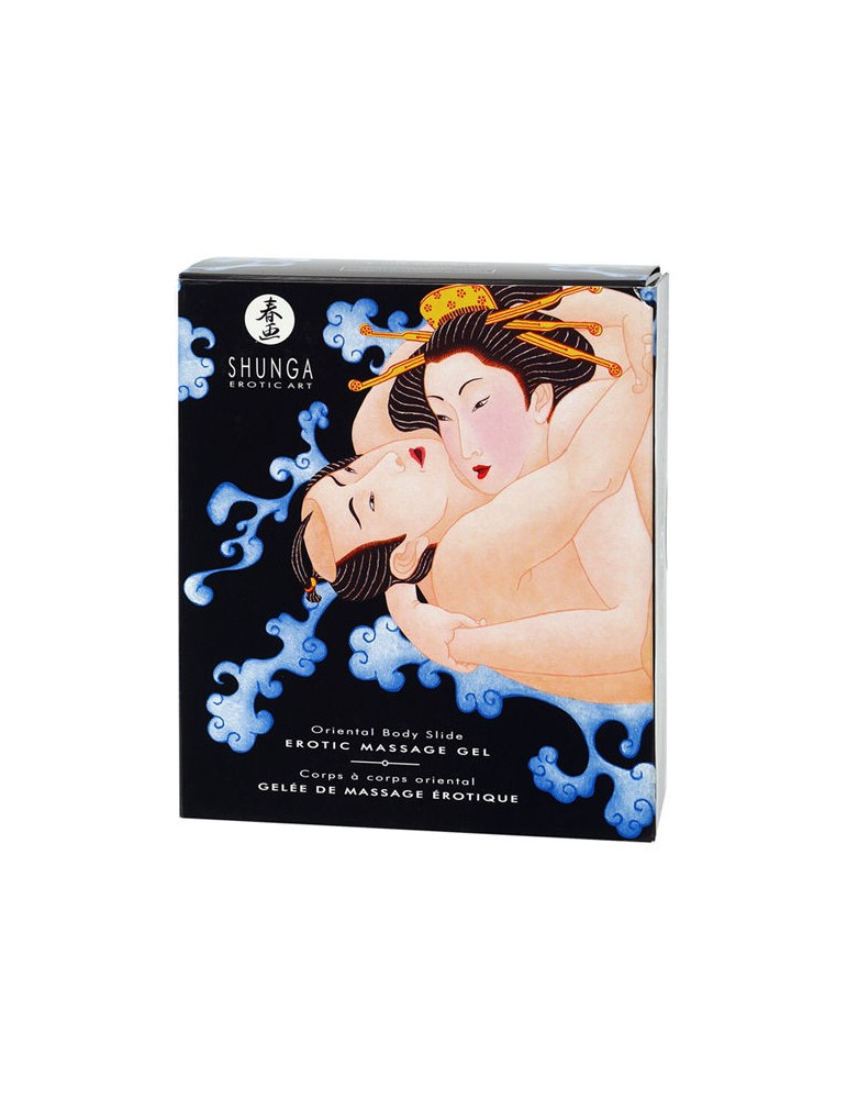 gel de massage shunga mêlée érotique oriental fruits exotiques_2