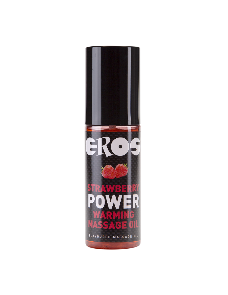 huile de massage eros fraise power e. heat 100ml