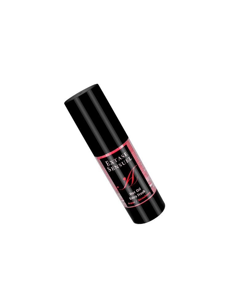 extase sensuel huile stimulante fraise voyage chaud 35ml