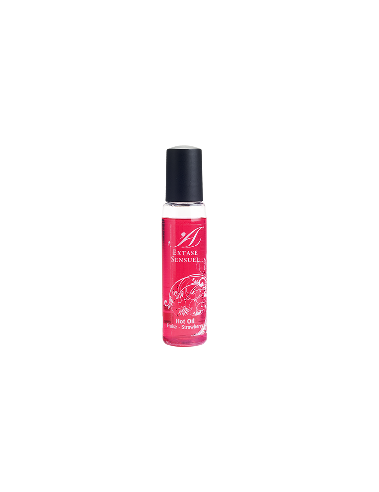 extase sensuel huile stimulante fraise voyage chaud 35ml_2