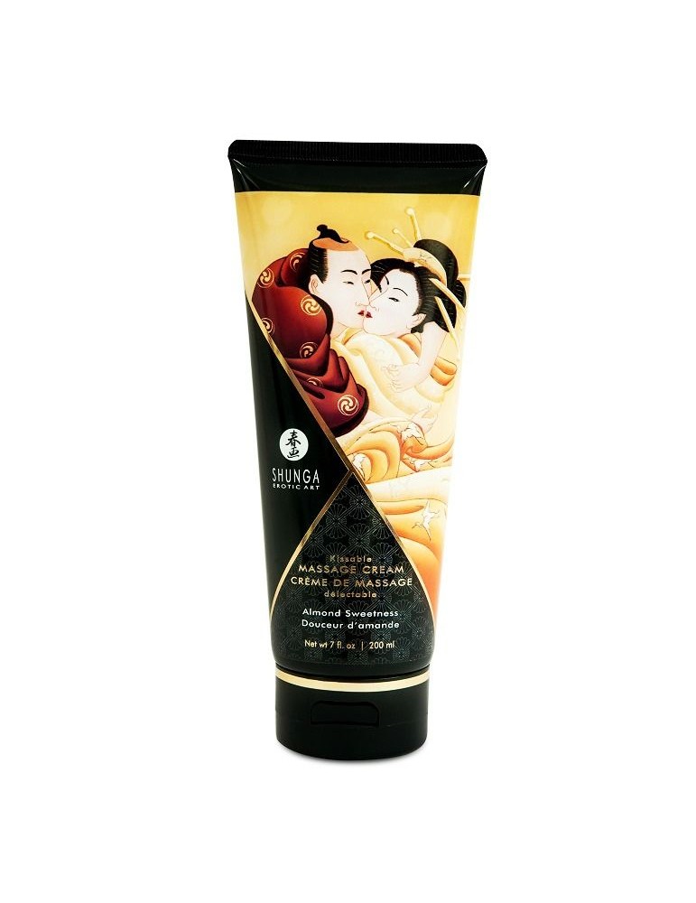 shunga crème de massage aux amandes douces 200ml