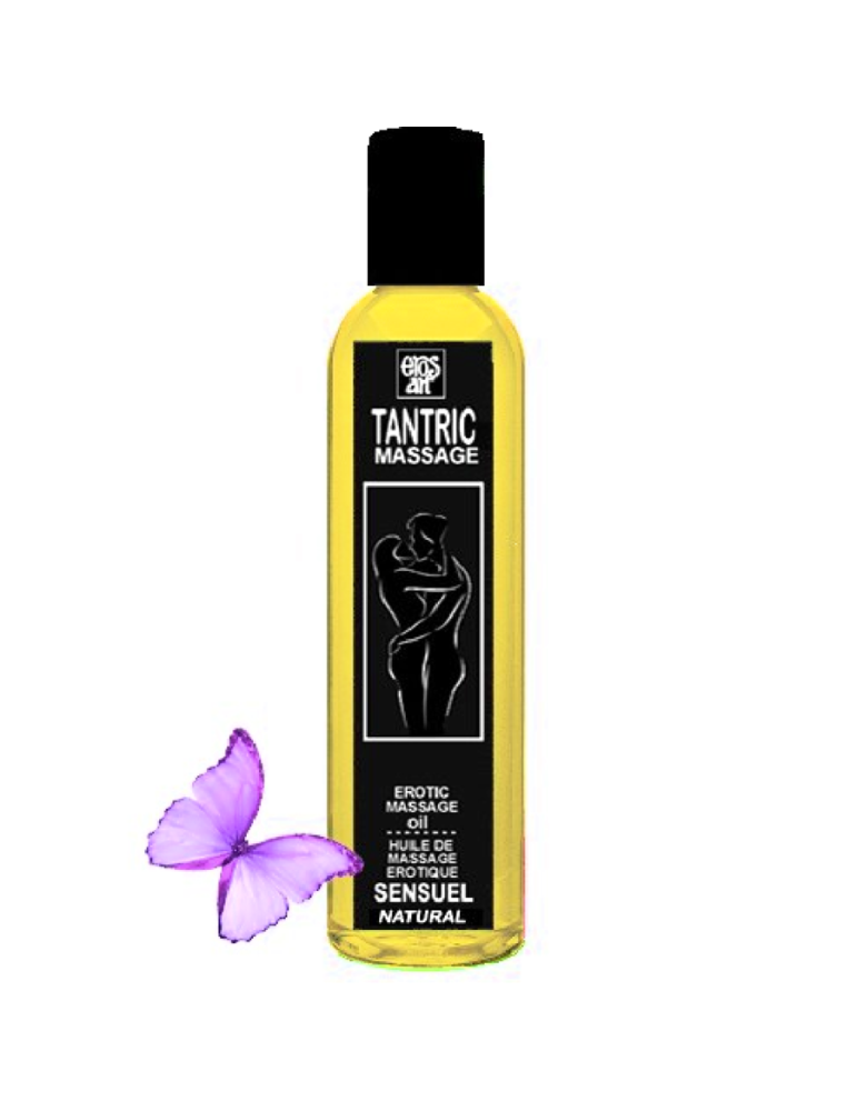 eros-art huile de massage tantrique naturelle et aphrodisiaque neutre 100 ml