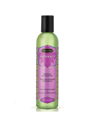 Kamasutra naturals huile de massage passion grenade