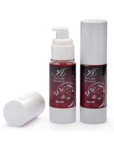 extase sensuel huile stimulante de chaleur à la cerise 30 ml