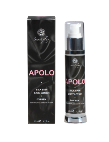 secretplay apolo lait pour la peau en soie pour homme 50 ml