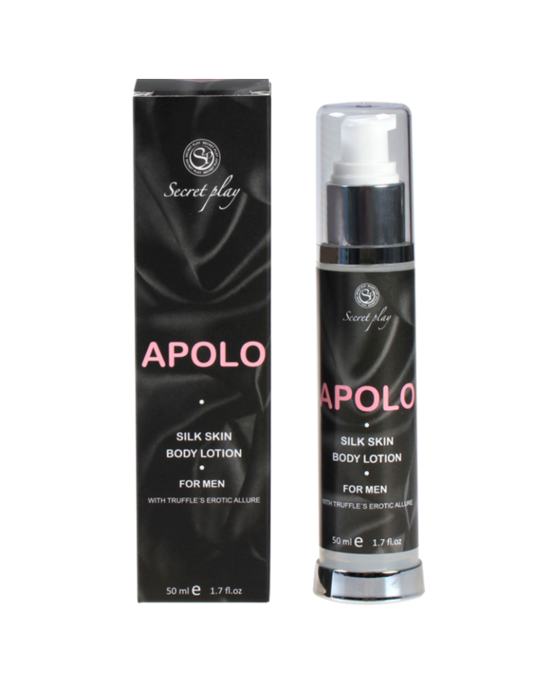 secretplay apolo lait pour la peau en soie pour homme 50 ml