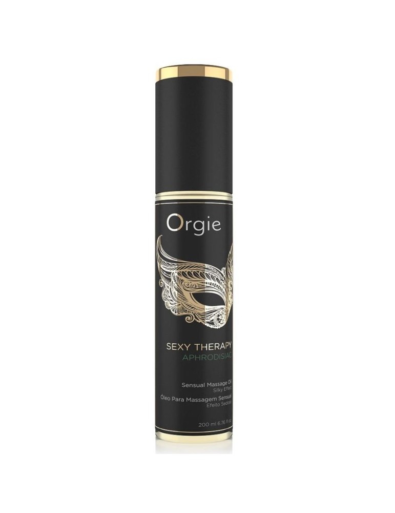 orgie sexy therapy massage aphrodisiaque huile peau soyeuse 200 ml