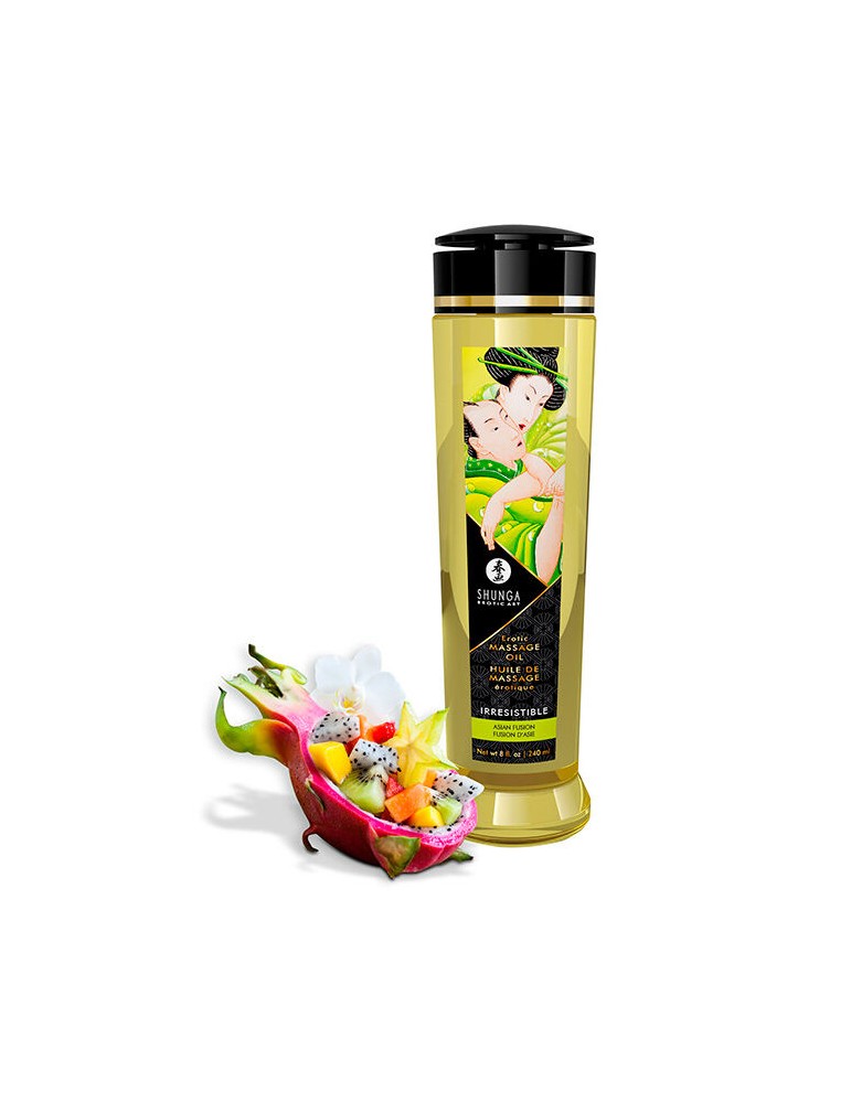 huile de massage érotique irrésistible shunga 240 ml