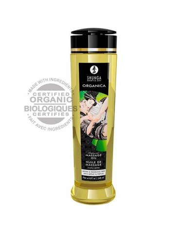 huile comestible de massage érotique bio shunga