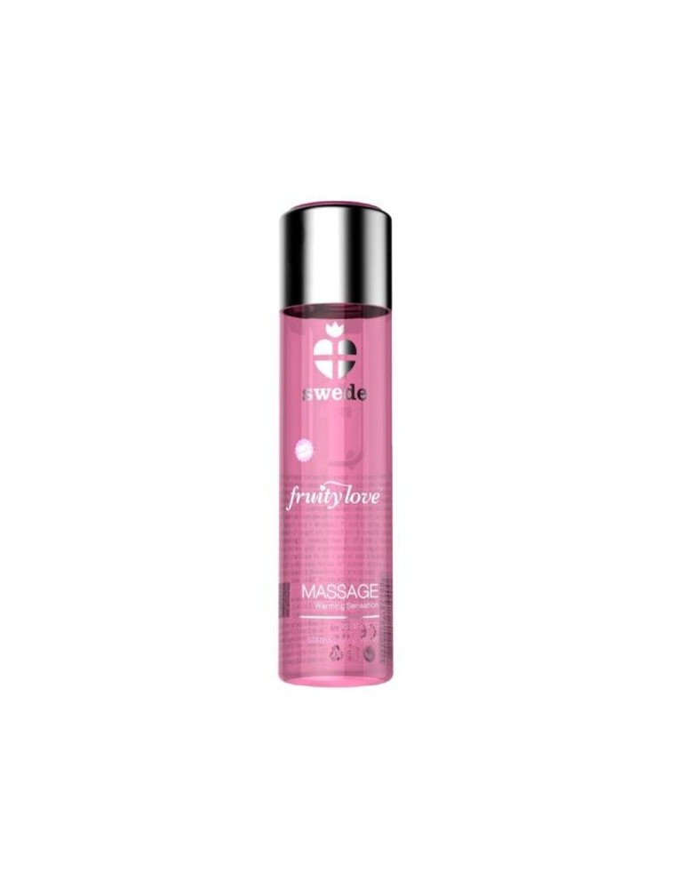 huile de suède fruité amour effet chaleur fraises au champagne 60 ml