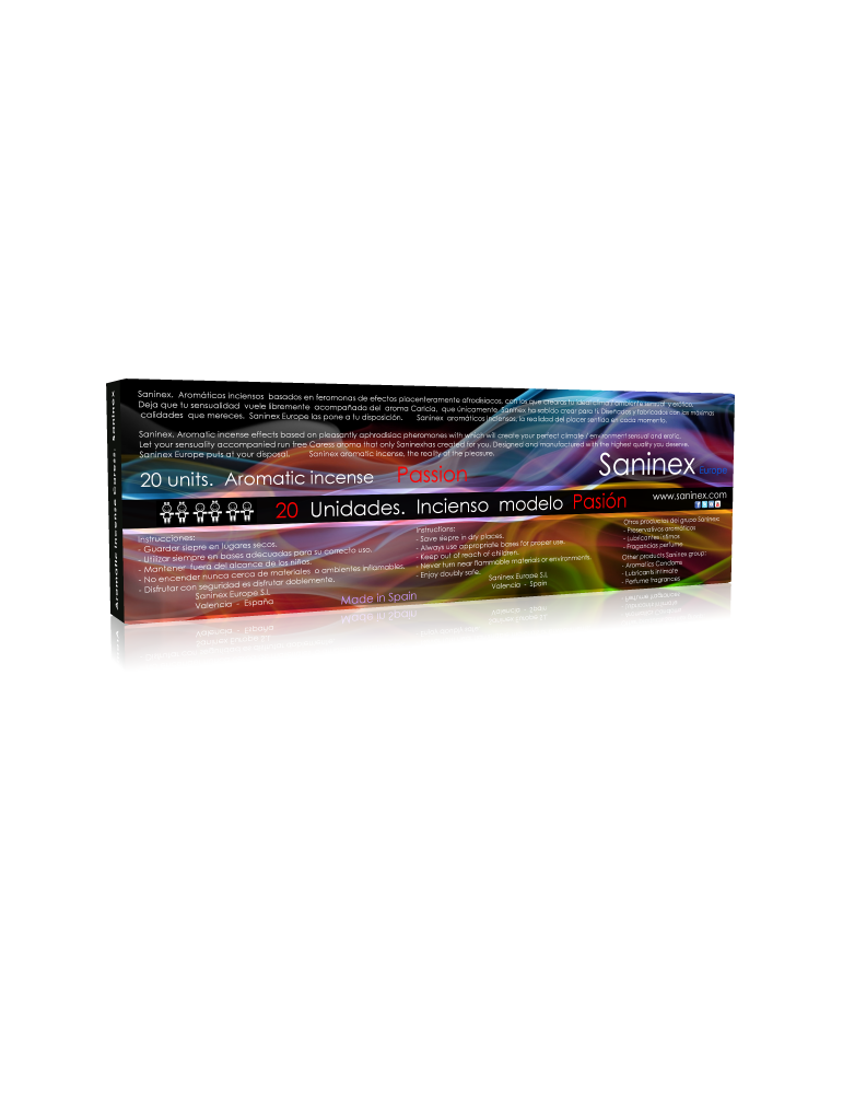 saninex encens aromatique passion 20 bâtonnets