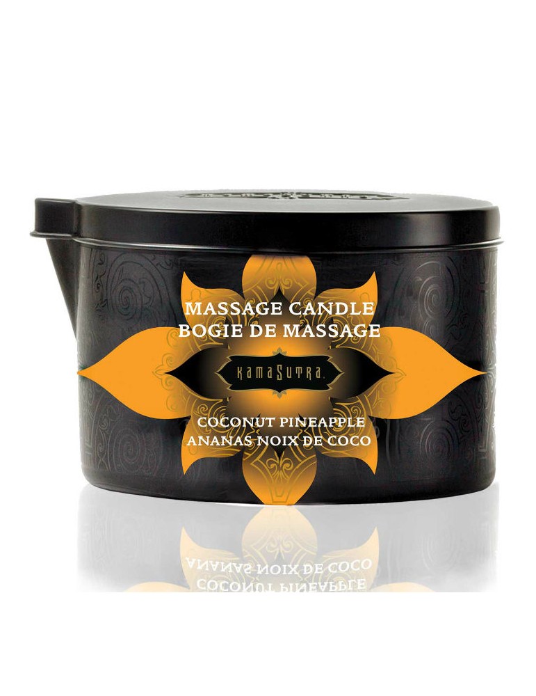 bougie de massage kamasutra noix de coco et ananas 1710gr