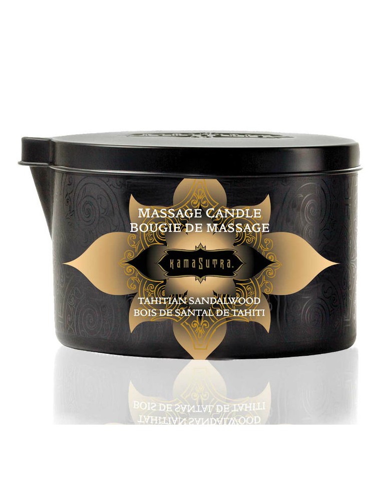 bougie de massage kamasutra vanille et bois de santal 170gr