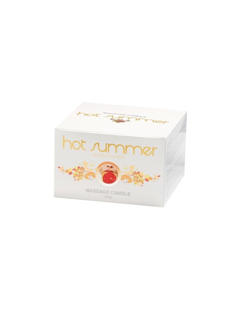 bougie de massage d'été chaud cobeco 150gr