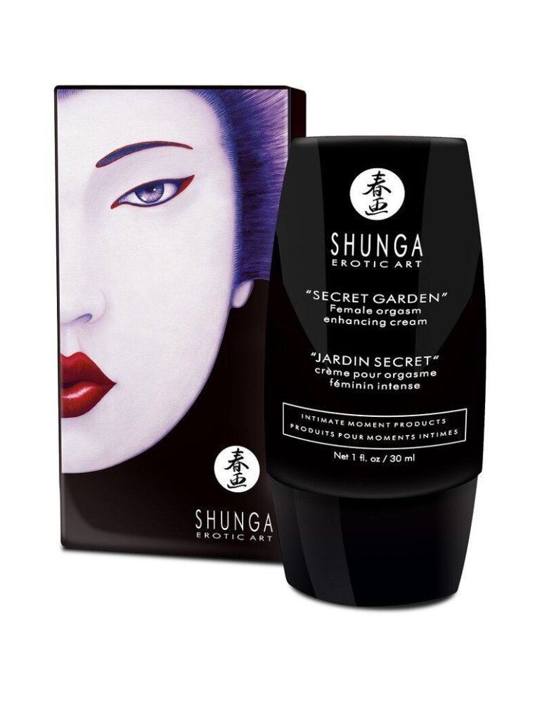 shunga crème intense jardin secret orgasme féminin.