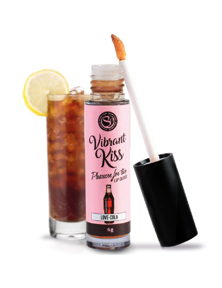 secretplay brillant à lèvres vibrant kiss love cola