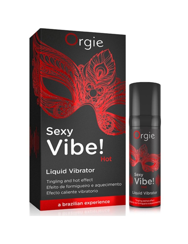 ambiance sexy! vibromasseur liquide chaud avec effet chaud 15 ml