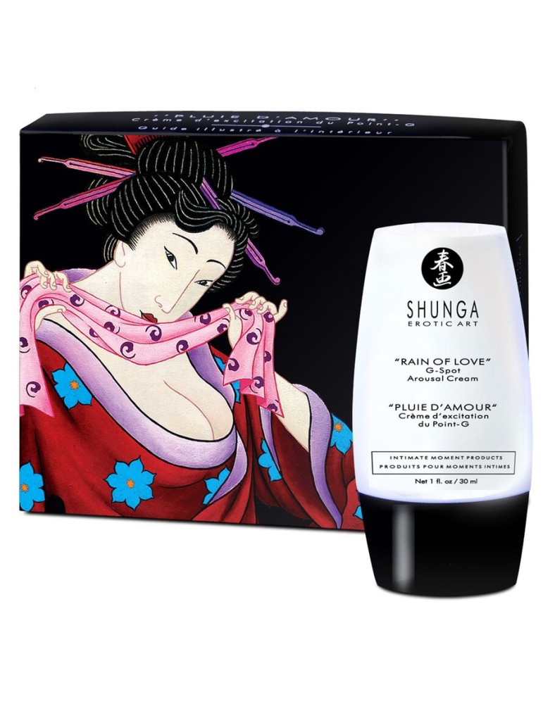 shunga love shower crème stimulante pour les points g.