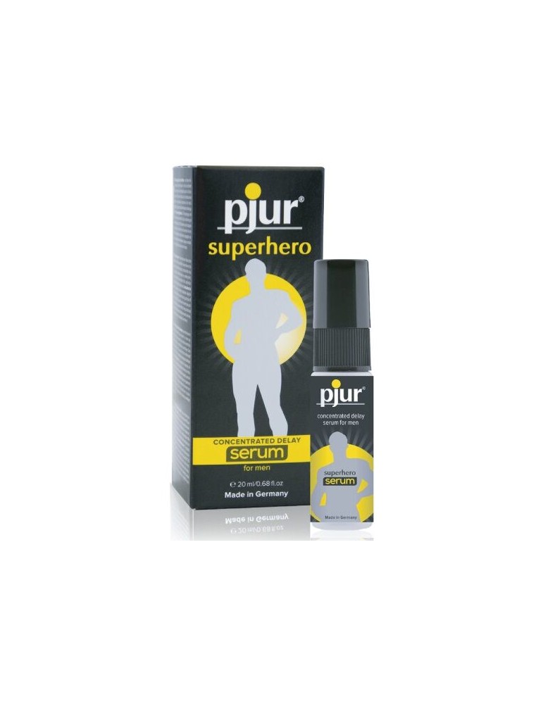 pjur superhero sérum retardant concentré 20 ml