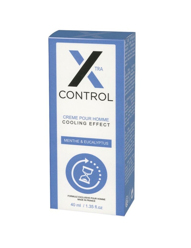 x control crème effet froid pour homme 40 ml