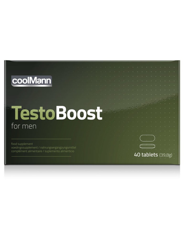 coolmann testo boost enhancer avec tribulus terrestris 40 tabs