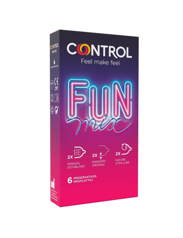 control feel fun mix 6 unités