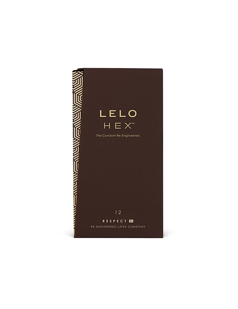 lot de 12 préservatifs lelo hex respect xl