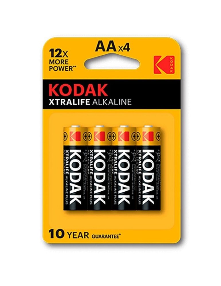 pile alcaline kodak xtralife aa lr6 blister * 4