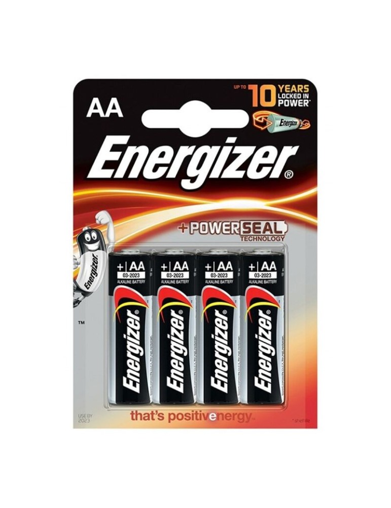 pile alcaline de puissance alcaline énergisant aa lr6 blister * 4