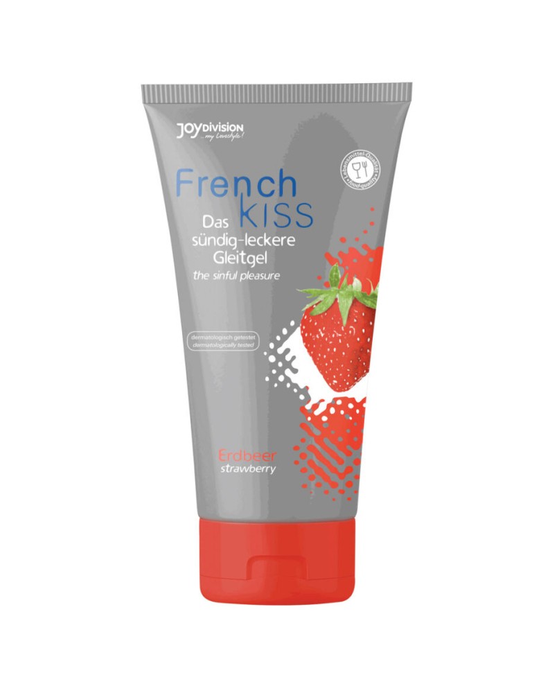 gel french kiss pour le sexe oral à la fraise.