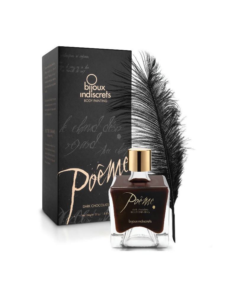 peinture comestible poeme chocolat noir 50gr