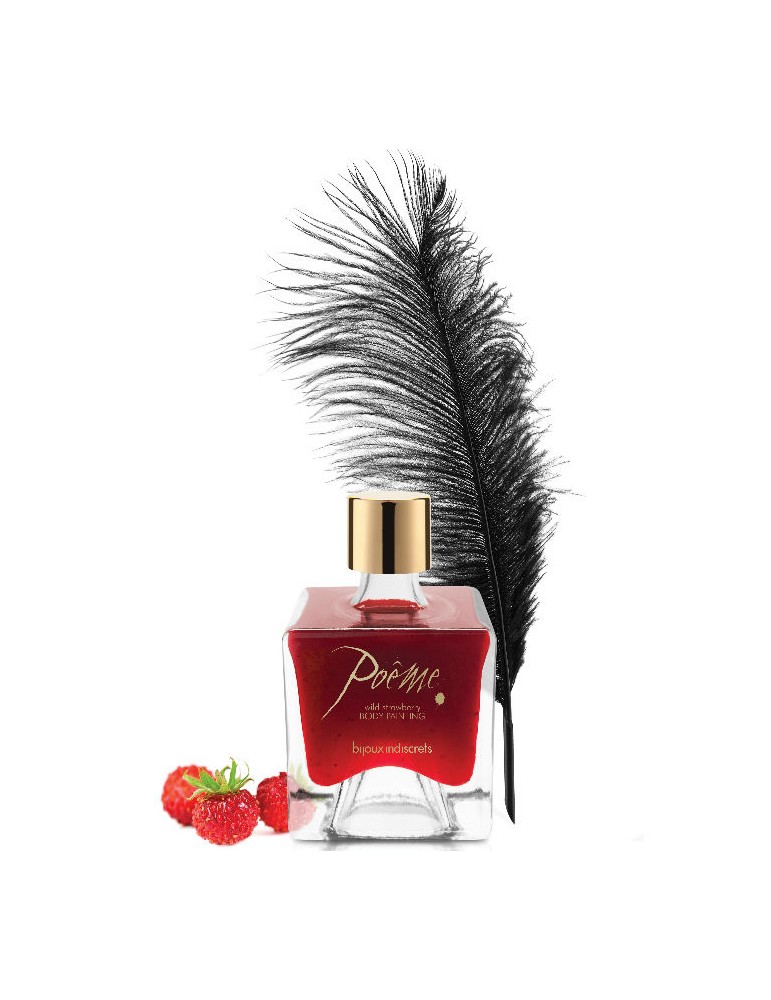 peinture comestible poeme fraise des bois 50gr
