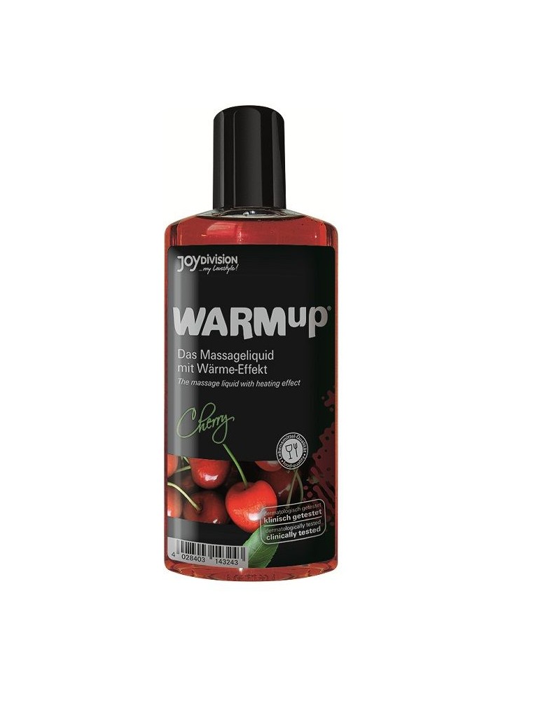 huile de massage effet chaleur cerise 150ml
